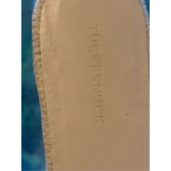 EUC TUCKERNUCK Flower Raffia Naomi Sandals, 7.5  $189 - Picture 7 of 7